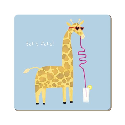 Dessous de Verre Amusant en liège | let'z fetz!