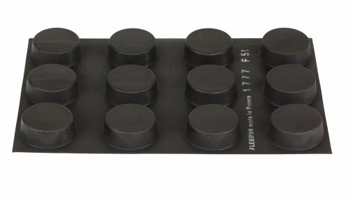 Sasa Demarle FP 01777 Flexipan 8.28-Ounce Tatin Apple Tart Pan with 12 Molds - Thumbnail 2
