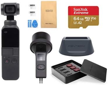 Amazon 国内正規品 Dji Osmo Pocket 防水ケースセット 防水ケース レンズフィルター スタンド ガラスフィルム Sdカード ウェアラブルカメラ アクションカム 通販
