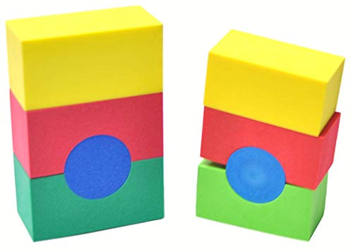 EWONDERWORLD Non-Toxic Floating Waterproof Foam Building Blocks Bathtub Toys for Children w/ Tote Bag: Non-Recycled Quality & Lead Free