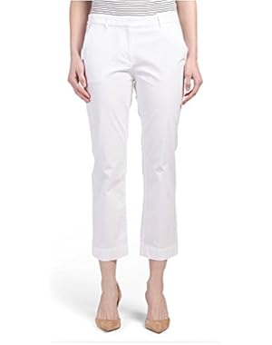 THEORY Avla White New Chino Pants, Size 8