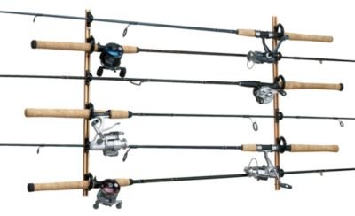 DU-BRO Fishing Trac-A-Rod Storage System, 4-Feet, Black/Gold