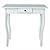 HomyDelight End Table, Console Table MDF White