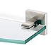 Gatco 4076 Elevate Glass Shelf, Satin Nickel