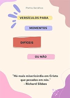 Livro Versículos para momentos difíceis (ou não)