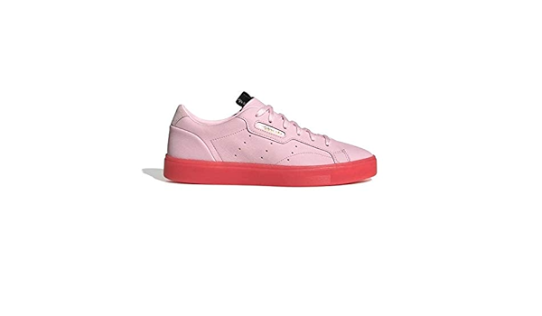pink and red trainers