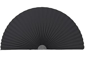 YOGSEY Arch Window Pleated Blinds Light Filtering Pleated Shades Blackout Half Circle Window 46 x 23 Inch Shade Arched Window Coverings Arched Curtains, Easy to Cut & Install 2 Pack (Black)