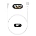 Iphone charger cable 6ft,Feel2Nice 5 Pack 6 foot lightning charger cord for iPhone X 8/8 Plus/7/7 plus/6s/6s plus/6/6 plus iPhone 5/5s/5c/iPad, White