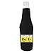 Beer Elements Beer Bottle Coolie With Opener (Black)
