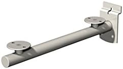 (24-Pack) UDIZINE Modern Slatwall Shelf Bracket - 10" for Wood Shelves