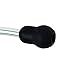 Medline Synergy Dual Frequency Stethoscope, Dual Head, Black