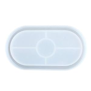 daiyanjing DIY Tray Resin Mold, Ovaal Epoxy Mold Craft Sieraden voor het maken van ambachten, het maken van sieraden en…