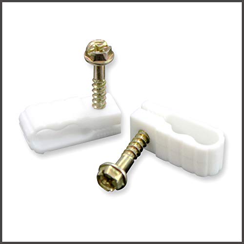 STEREN Coaxial Cable Clips Cable Holder Wire Clips Siding Clips