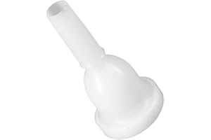 Generic Tuba Mouthpiece Replacement Plastic Large 39mm Outer Diameter White Brass Instrument Accessory