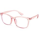 GEKKALE Blue Light Blocking Glasses for Men Women, Anti Blue Light Computer Reading Gaming Glasses, Anti Eyestrain UV Filter Lens Lightweight Frame Eyeglasses HD Clear Lens Glasses
