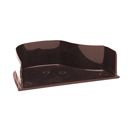 Polypipe Ogee ROG08 Extra Capacity Gutter Internal Stopend (Left) Brown 130 x 70mm