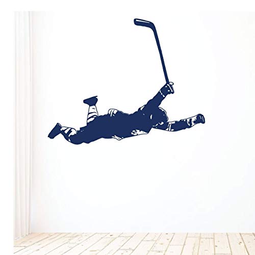 Hockey Wall Decor Vinyl Decal | Bobby Orr, The Flying Goalie Vinyl | Sports Decoration
