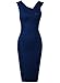 WOOSEA Women's Retro 1950s Style Sleeveless Slim Business Pencil Dress