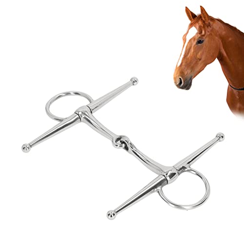Mumusuki Horse Mouth Bit, Full Cheek Horse Bits for Training Equestrian
