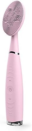 Xyfw Hand Cleaning Instrument Electric Silicone Face Wash Beauty Instrument Massage Clean Pores Waterproof Vibration Cleaner,Pink
