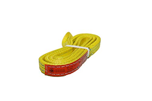 2 Pack 6' X 2" 9000LBS Nylon Lifting Sling Flat Loop Tow Strap Web Lift Sling