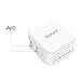 AUKEY USB Wall Charger with Dual-Port 24W/4.8A Output and Foldable Plug - White
