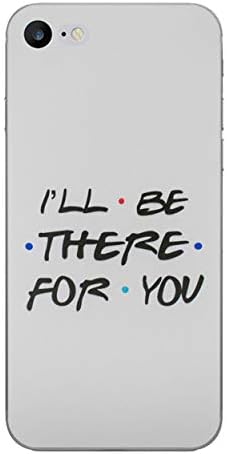 EJC Avenue iPhone 7 Plus Friends Silicone Case/Cover for Apple iPhone 7 Plus (5.5") Gel TPU Cover/Protective + Screen Protector Ill Be There For You