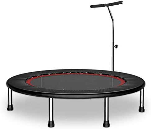 トランポリントランポリン 小さな折りたたみ式フィットネストランポリン 屋外用および屋内用t字型アームレスト