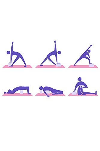 ROSE-IN-THE-BOX-Yoga-Block-Foam-EVA-High-Density-Non-Slip-Pilates