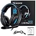 SADES SA816S Stereo Gaming Headset with Mic, Noise Cancelling Over Ear Headphones, Bass Surround, Soft Memory Earmuffs for PS4, PC, Xbox One Controller, Laptop Mac Nintendo Switch Games Phonesthumb 2