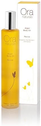ORA Natural Organic Argan Body Oil Revive - Grapefruit, Red Mandarin &amp; Lemongrass - 100m by Ora Naturals