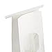 GSSUSA Bakery Bags Paper Treat Bags Resealable Kraft Paper Bags Cookie Popcorn Bags with Windows, 3.54x2.36x6.7, Pack of 50 (White)