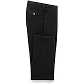 Paul Fredrick Men's Denim Flat Front Pants