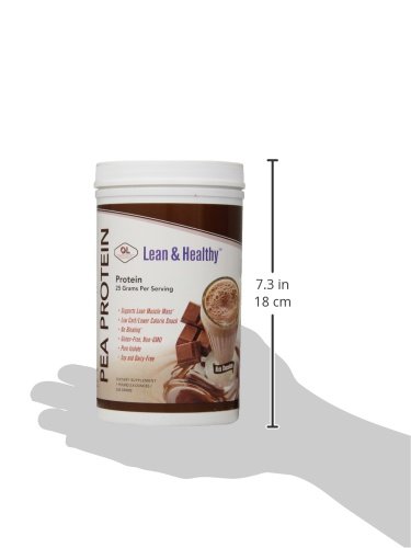 Olympian Labs Pea Protein Shake, Chocolate, Small, 18.8 Ounce