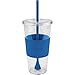 Copco Sierra 24 oz Travel Tumbler with Removable Straw - BPA-Free Tritan, Spill-Resistant Lid, Leak-Proof, Durable - Reusable Insulated Cup, Fits Most Cup Holders, Dishwasher Safe (Royal Blue)