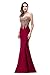 Babyonlinedress Babyonline Women's Lace Applique Long Formal Mermaid Evening Prom Dresses