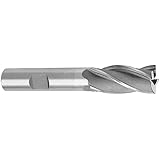 Drill America 6.00mm High Speed Steel 2 Flute Single End End Mill, DWC Series