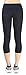 Flatik Women's Yoga Capri Legging Big Side Pocket Non See-through Fabric