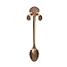 3 Pcs Coffee Spoon Stainless Steel Dog Dessert Spoon Drink Spoons Mixing Spoon Milkshake Spoon Tableware Kitchen Supplies (Silver,Gold,Rose Gold) BY DINGJIN