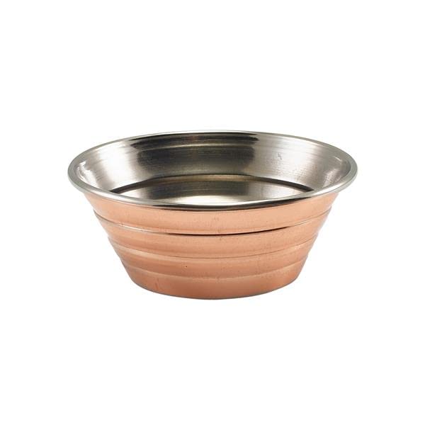 GenWare Copper Plated Ribbed Ramekin 1.5oz / 43ml, RAMSTR115C, Pack of 24