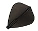 Fit Flight Cosmo Darts 6 Pack Kite Dart Flight (Black)