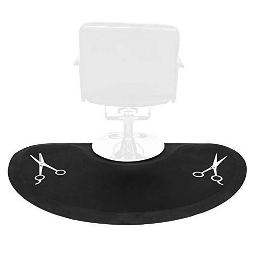 Beauty Semicircle Salon Semicircle Anti-Fatigue Salon Mat Scissors Pattern for Hair Salon Hairdressing Chair. - Thumbnail 2