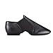 Linodes Leather Jazz Shoe Slip On (Big Kid Unisex), Black, Size 4