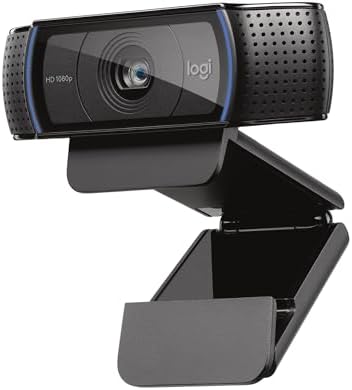 Logitech C920x HD Pro PC Webcam, Full HD 1080p/30fps Video, Clear Audio, HD Light Correction, Works with Microsoft Teams, Google Meet, Zoom, Nintendo Switch 2’s new GameChat mode, Mac/Tablet- Black