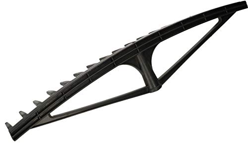 KOTARBAU® Robuster Rechen 610 mm Laubbesen Laubharke Fächerbesen Laubfeger Laubfächer Laubrechen aus Kunststoff Schwarz… – Bild 5