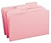 Smead File Folder, Reinforced 1/3-Cut Tab, Legal Size, Pink, 100 per Box (17634)