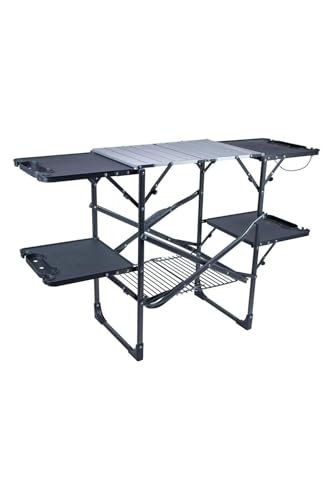 GCI OUTDOOR Slim-Fold Cook Station | Portable Folding Kitchen Table with a