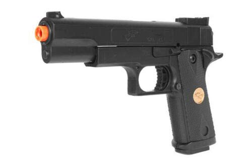 Double Eagle A&N 275FPS P169 1911 Airsoft Hand Gun Full Size Spring Pistol w 6mm BBS BB Fantastic Starter Airsoft Pistol Government .45