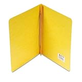 Presstex Report Cover, Reinforced Hinges, 11 x 8-1/2, 8-1/2 C to C, Yellow (ACC25070)