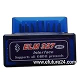 SODIAL ELM327 Latest Version V2.1 Bluetooth Super Mini ELM327 OBD2 II Scan Tool Car Auto Diagnostic Tool for Windows (blue)